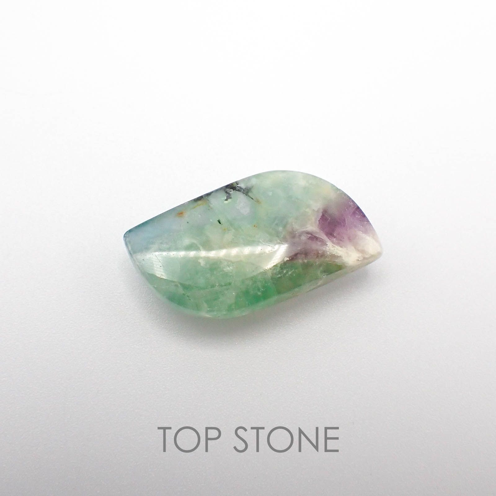 ◇フリーフォーム◇エンジェルフェザーフローライト 中国産 ルース 54.15ct[]35.3×17.5mm前後