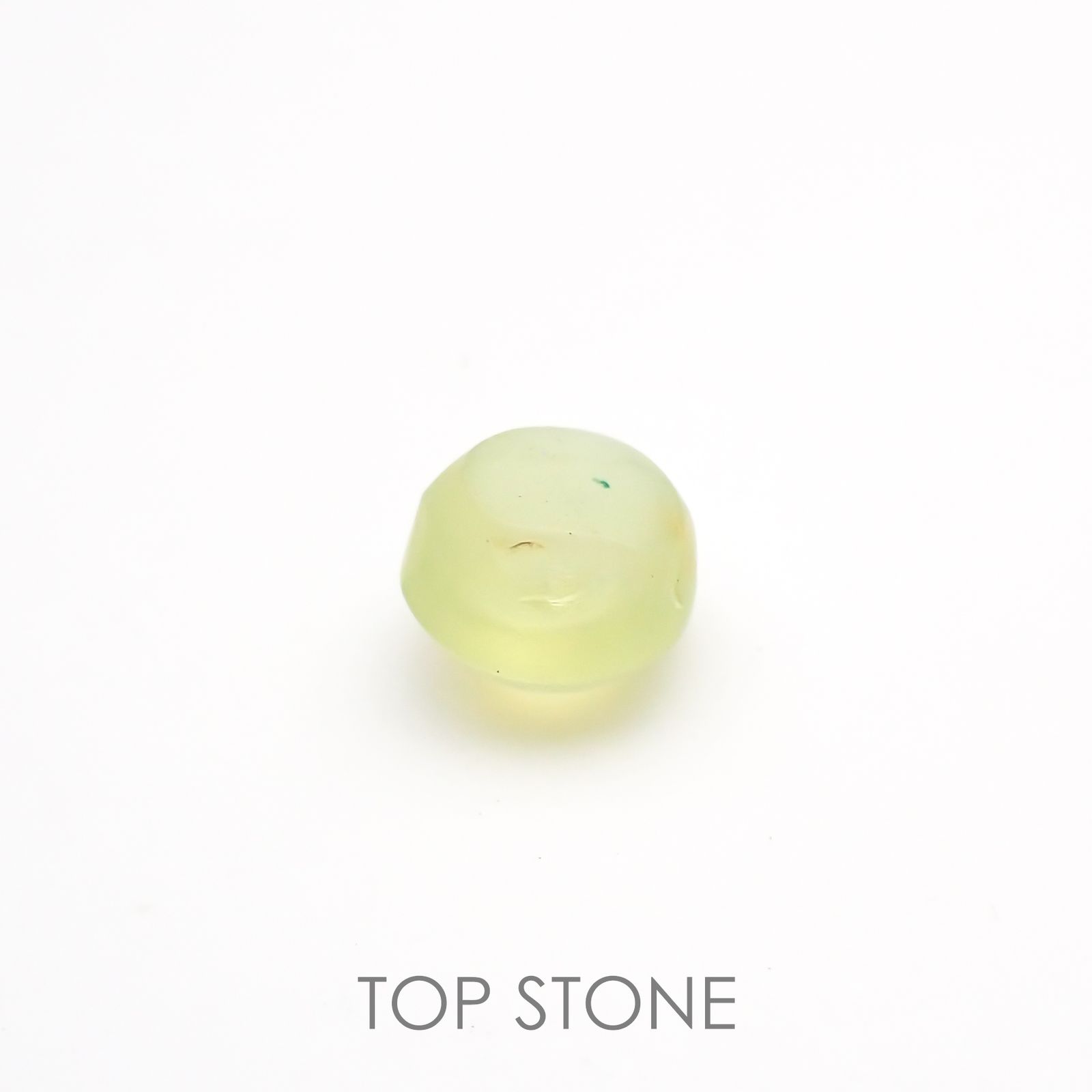 クリソベリルキャッツアイ(宝石名クリソベリル・キャッツアイ) スリランカ産 0.64ct 識別済[210711495]4.3×4.3mm前後