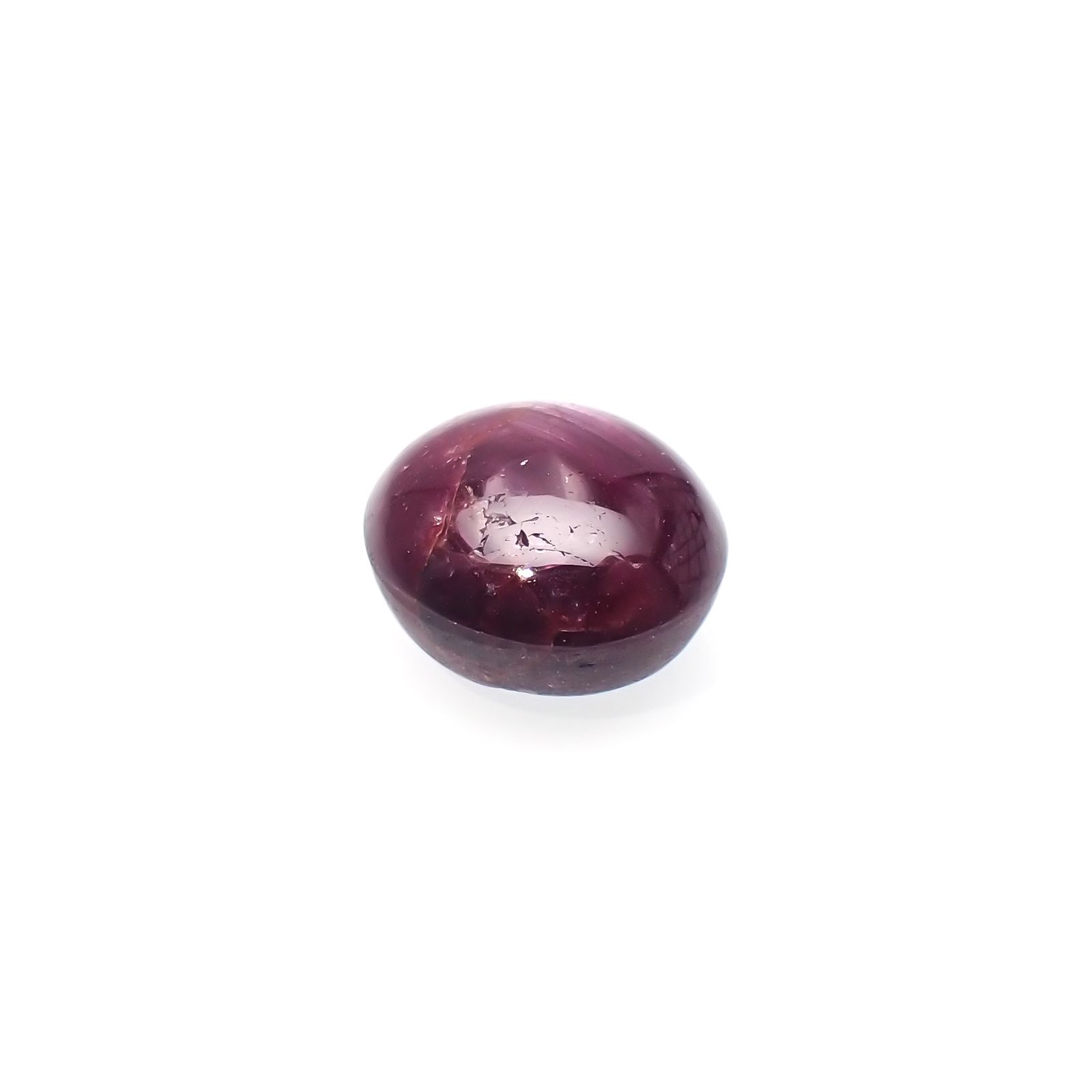 スタールビー インド産 3.69ct[230622402]8.6x7.9mm前後