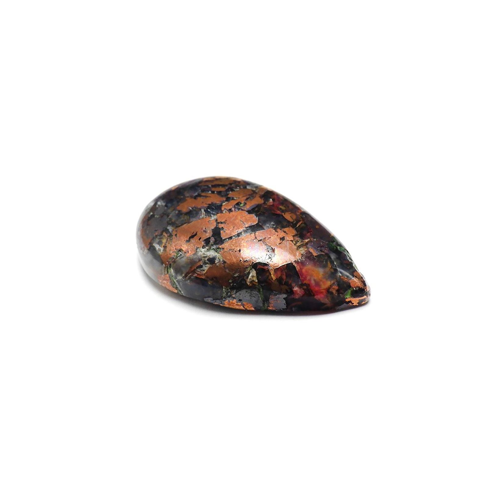 コッパークリソコラインカルセドニー インドネシア産 41.18ct / 27.3x16.4mm前後 [240125552]