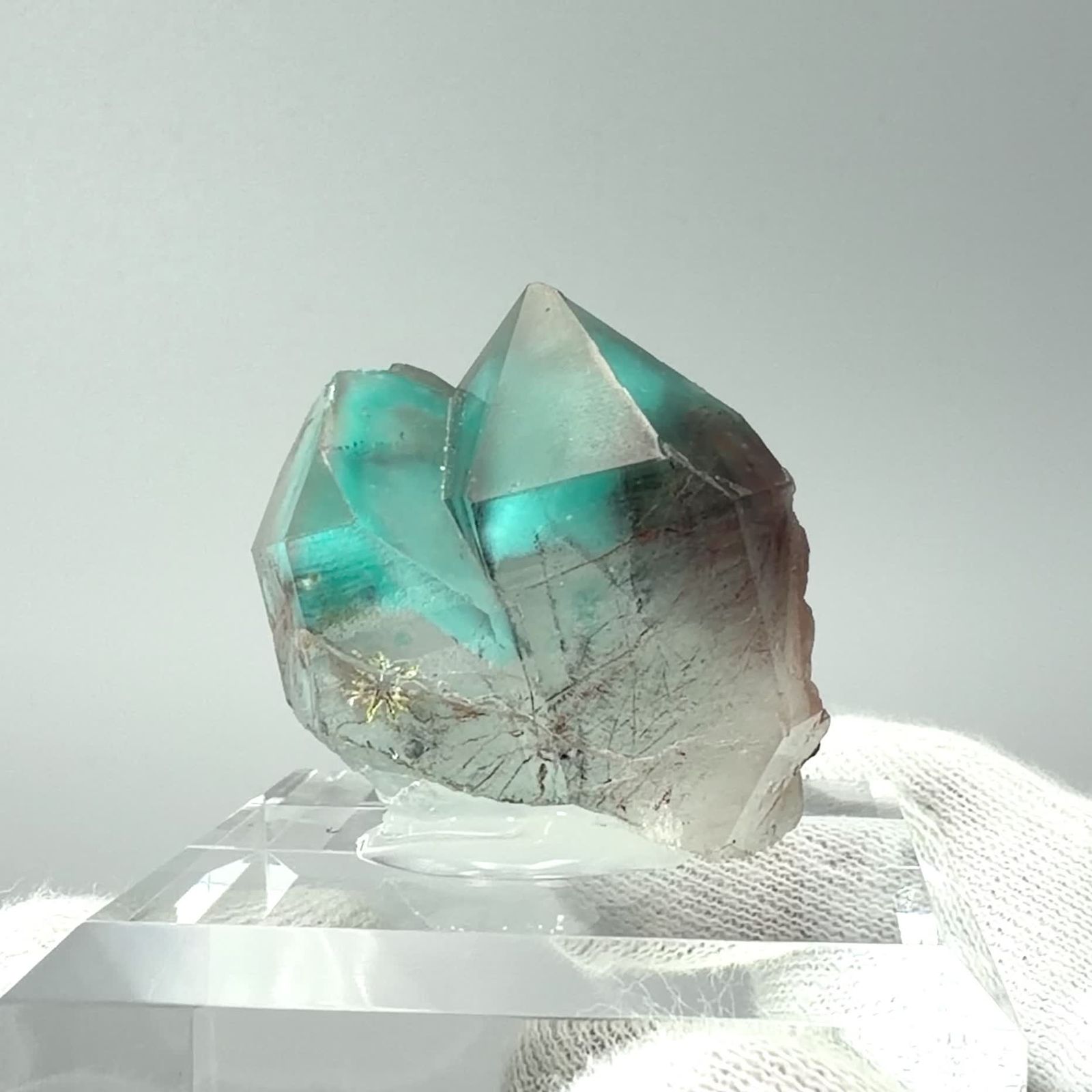 アホイトインクォーツ原石 南アフリカ・メッシーナ鉱山産 159.82ct