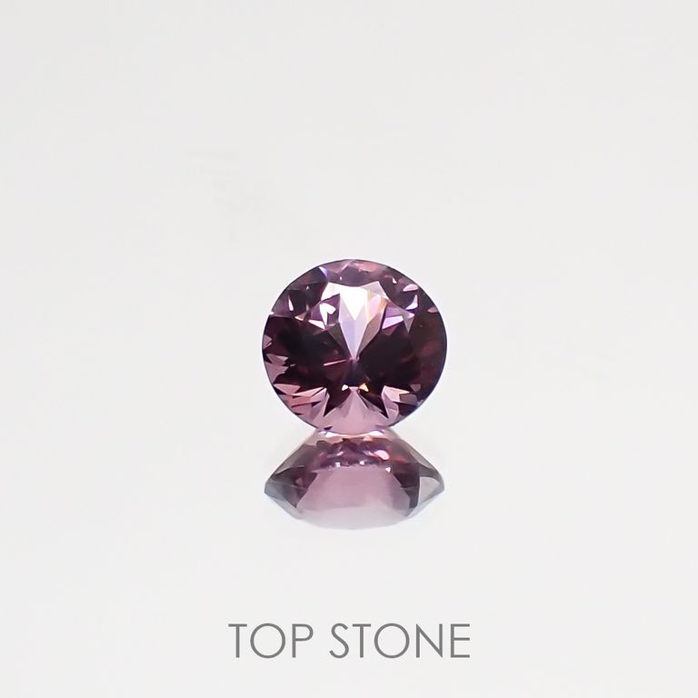 ピンクスピネル ビルマ産 ルース 0.52ct[210911116]4.9×4.8mm 