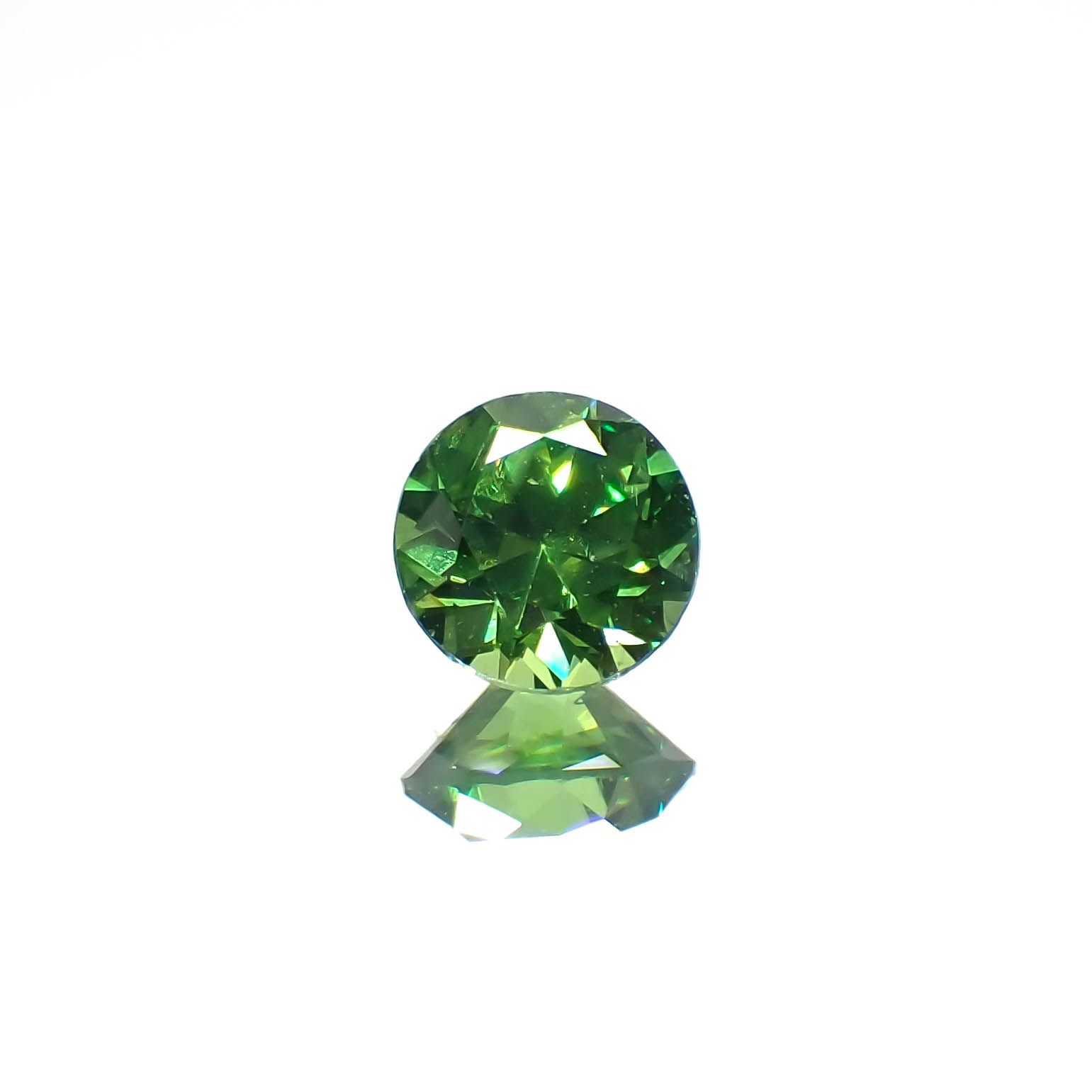 デマントイドガーネット ロシア産 0.26ct[231224558]3.8x3.8mm前後