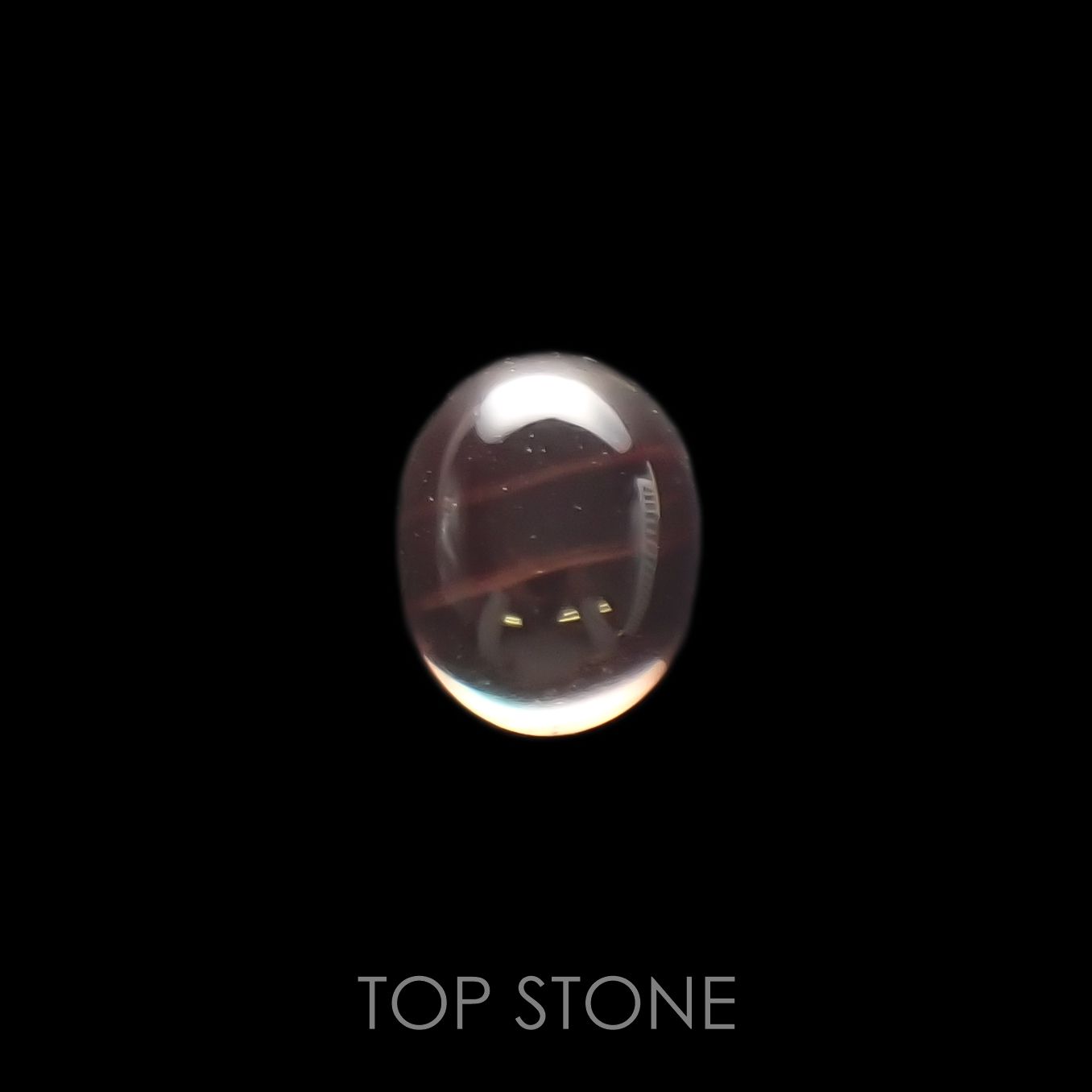 バイカラーアンデシン(宝石名アンデシン)チベット産 2.21ct 識別済[220114685]9x7.2mm前後