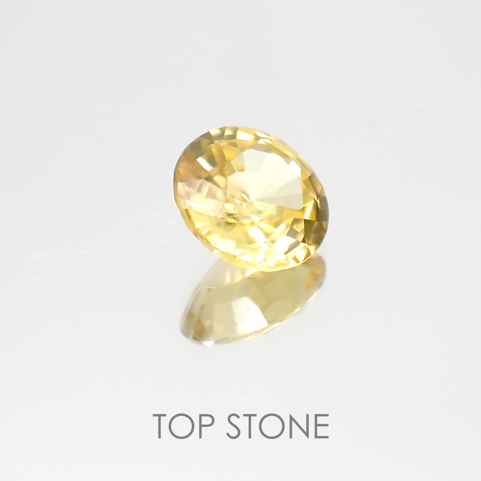 イエロージルコン スリランカ,カンボジア産 ルース 1.2ct[20128066]6.5×6.5mm前後