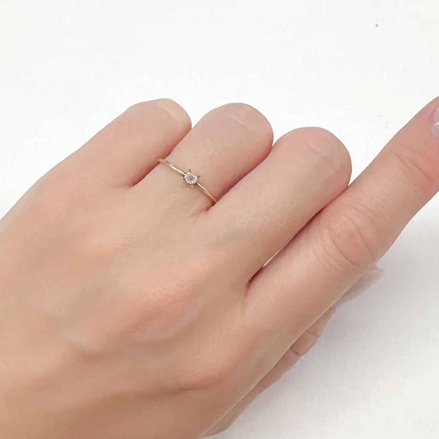 ◇ローズカット◇ダイヤモンド SI-VS/D-G(宝石名ダイアモンド) 0.062ct 識別済[240226347]2.5x2.5mm前後