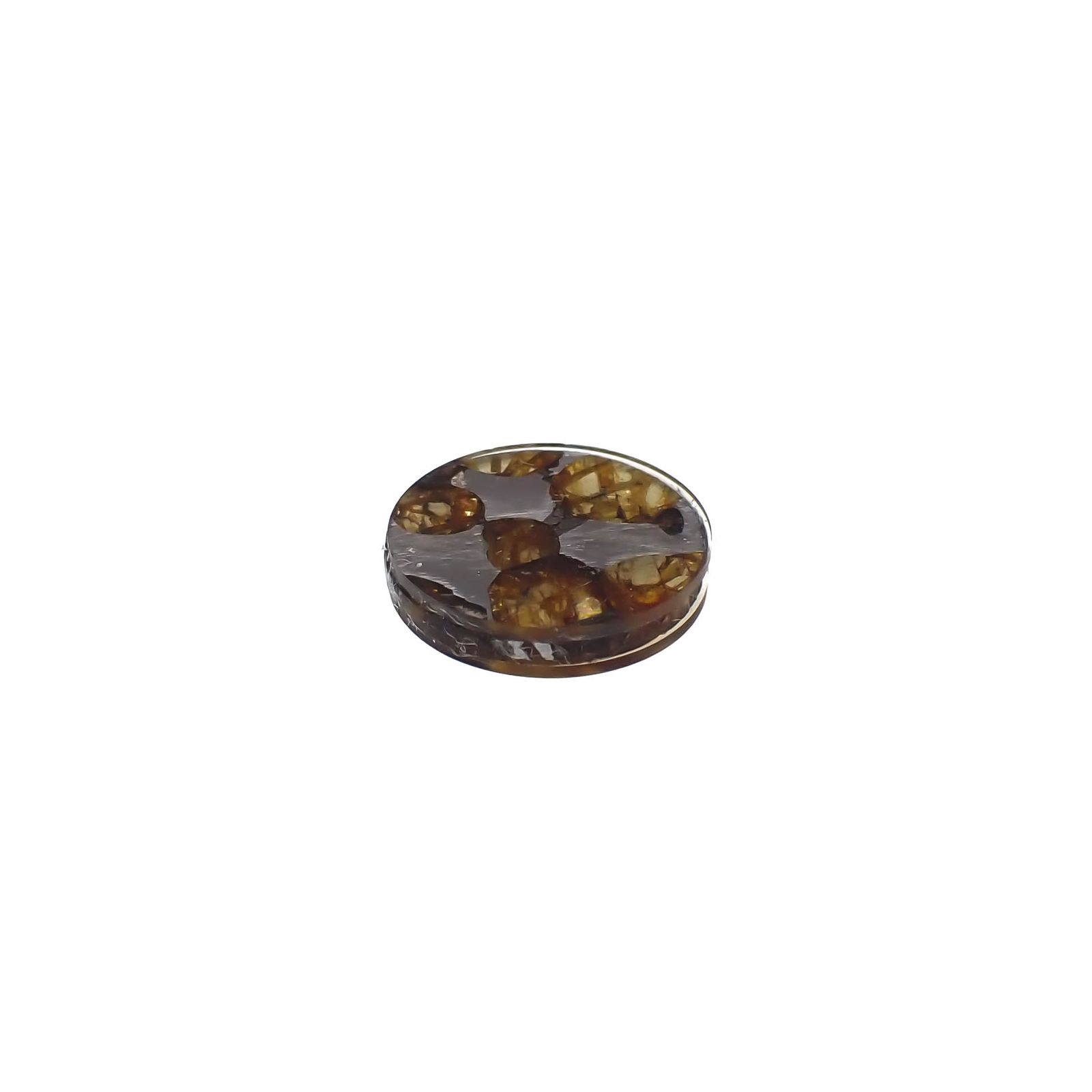 パラサイト隕石Sericho トリプレット 発見地:ケニア 3.70ct[240125721]11.9x11.9mm前後
