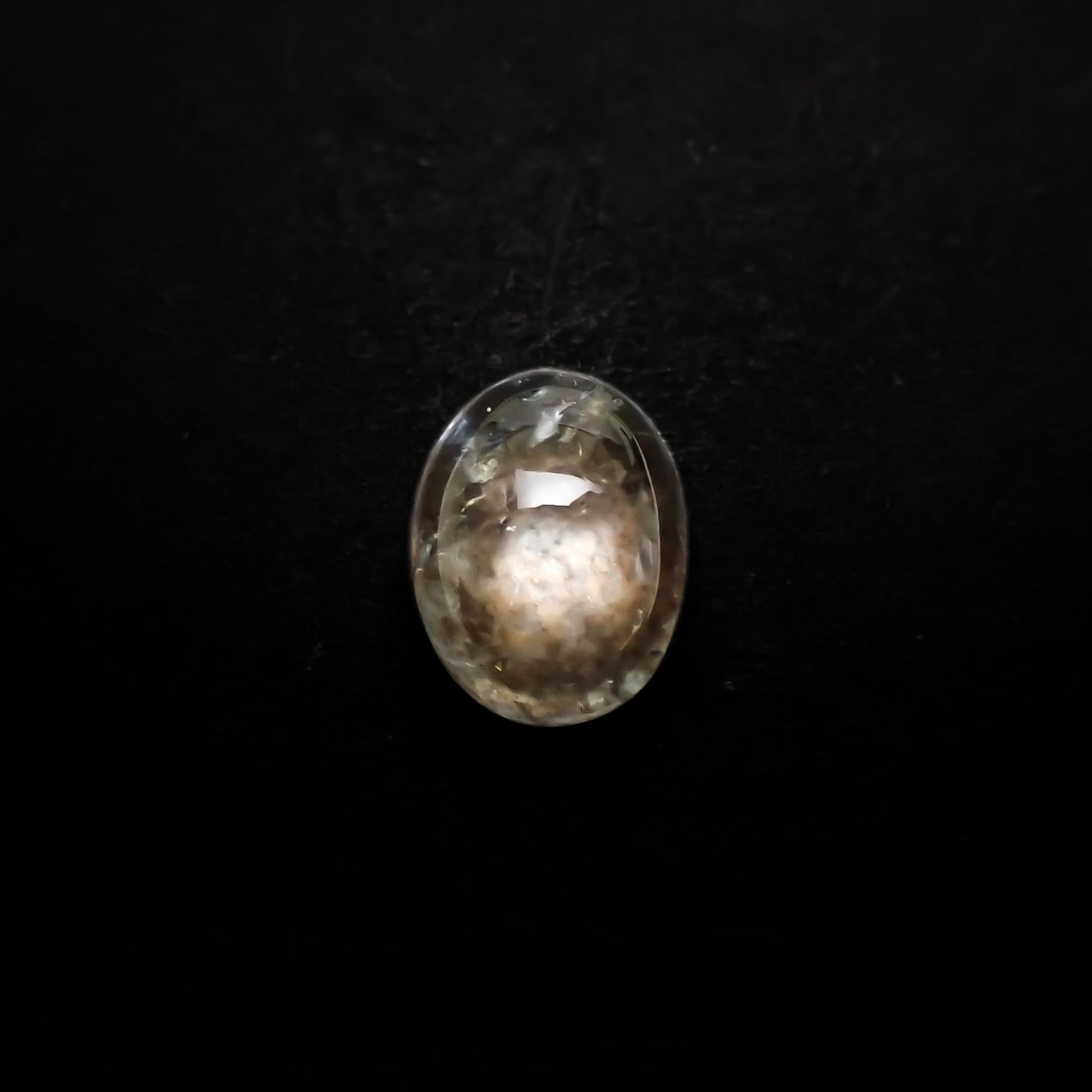 アベンチュリンアクアマリン ナイジェリア産 3.26ct[221219698]10.1x7.7mm前後