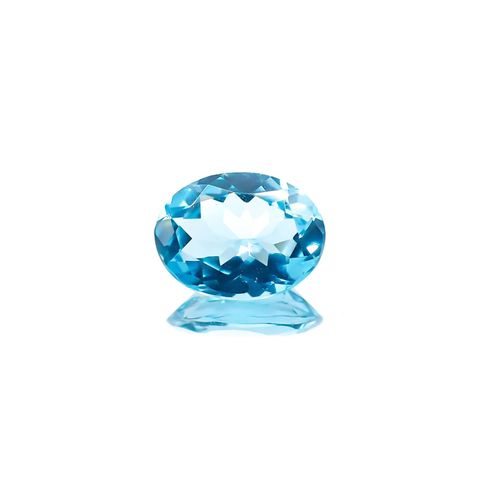 アパタイト(宝石名アパタイト)ブラジル産 識別済 1.61ct / 9x6.8mm前後 [251023189]