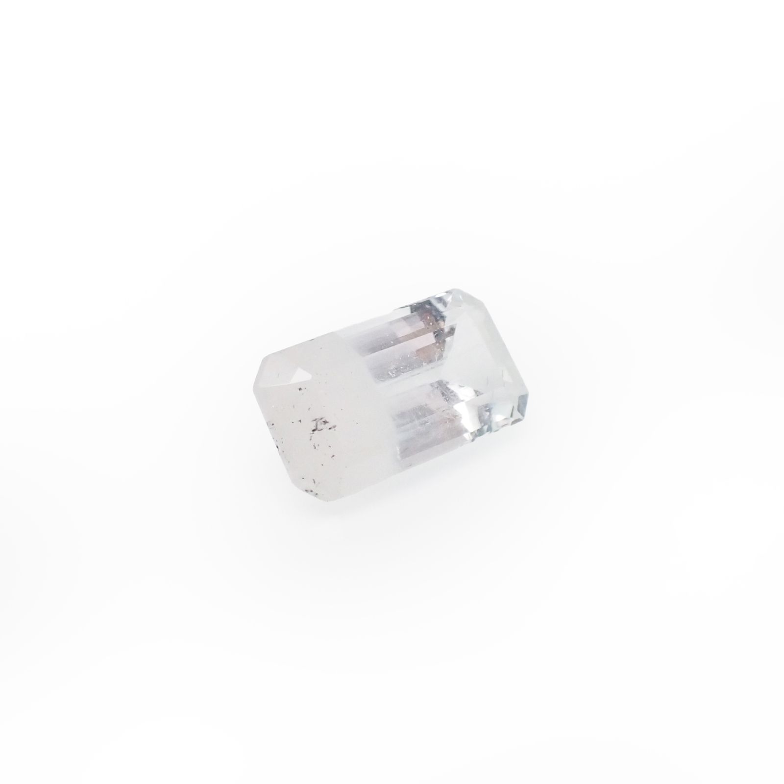 バイカラーベリル（アクアマリンモルガナイト） ブラジル産 3.37ct[231023646]13.2x6.9mm前後