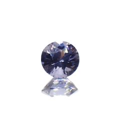 グレイッシュブルースピネル(宝石名スピネル)ビルマ/マダガスカル産 0.34ct[230722673]4.2x4.2mm前後