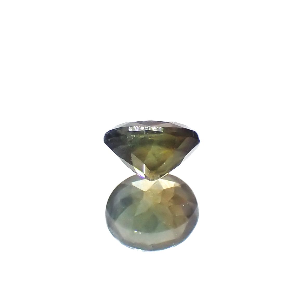 ゴールドシーンサファイア 非加熱(宝石名シーン・サファイア)ケニア産 0.32ct 識別済[231124075]4.2x3.6mm前後