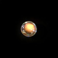 ◇バフカット◇レインボームーンストーン(宝石名ラブラドライト)マダガスカル産 1.502ct ソ付(彩珠)[240427206]7.4x7.3mm前後