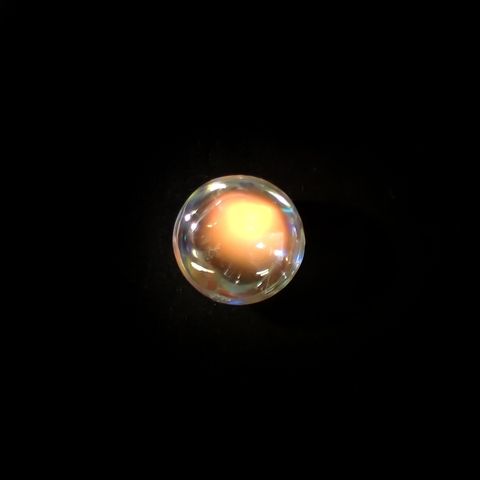 ◇バフカット◇レインボームーンストーン(宝石名ラブラドライト)マダガスカル産 1.502ct ソ付(彩珠)[240427206]7.4x7.3mm前後