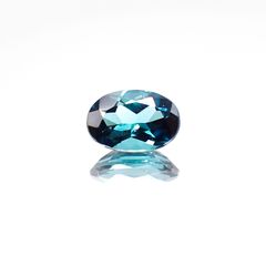 インディゴライト ブラジル産 ルース 0.741ct ソーティング付き[20116712]7.2×5mm前後