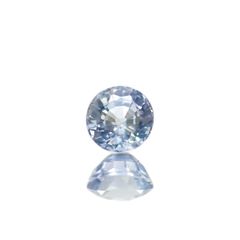 アイスブルーサファイア(宝石名サファイア)スリランカ/マダガスカル産 0.34ct 識別済[230119941]3.9x3.8mm前後