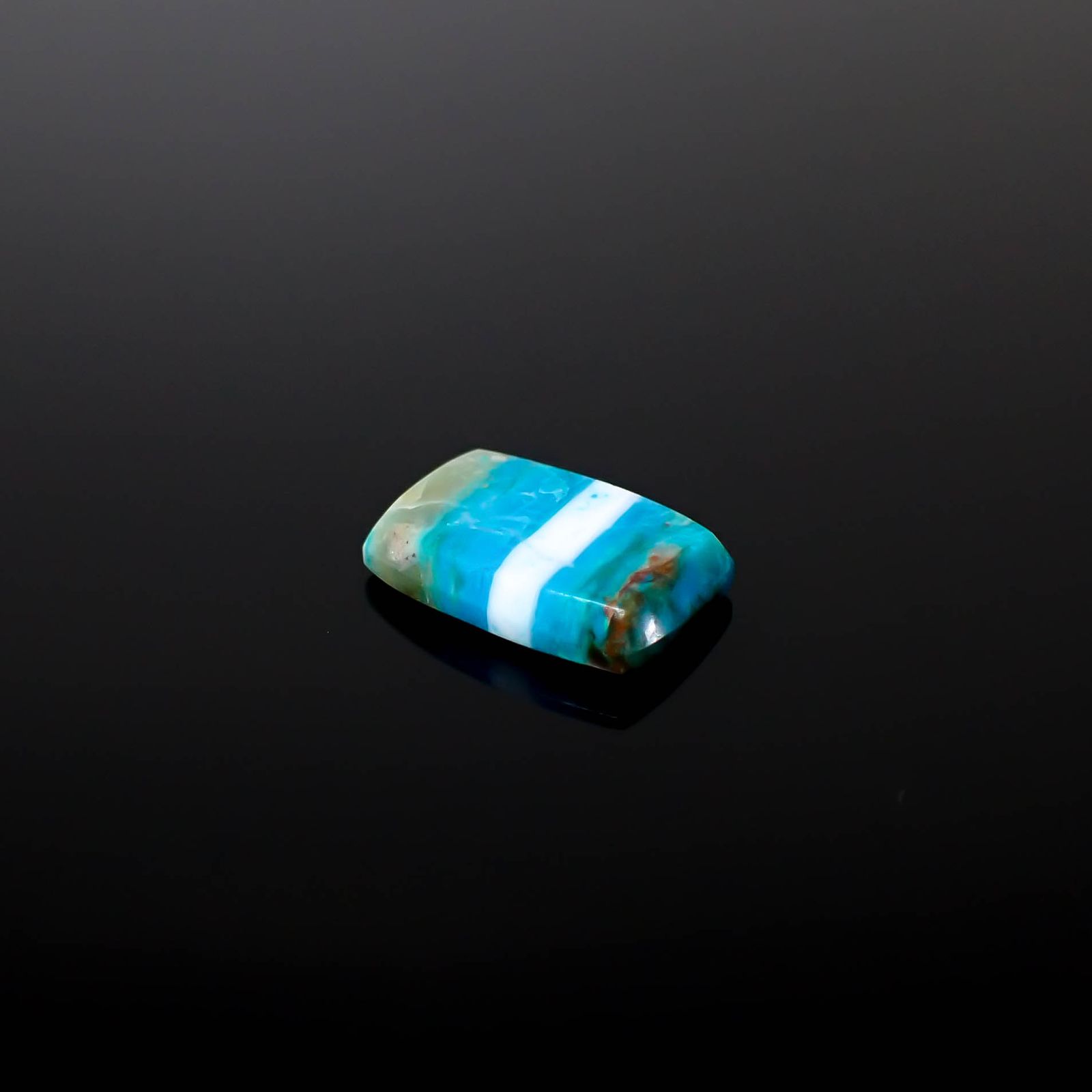 ブルーオパール ペルー産 3.41ct [250330142]13.9x9.4mm前後