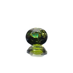 グリーンジルコン スリランカ/カンボジア産 1.56ct[240929085]6.9x5.7mm前後