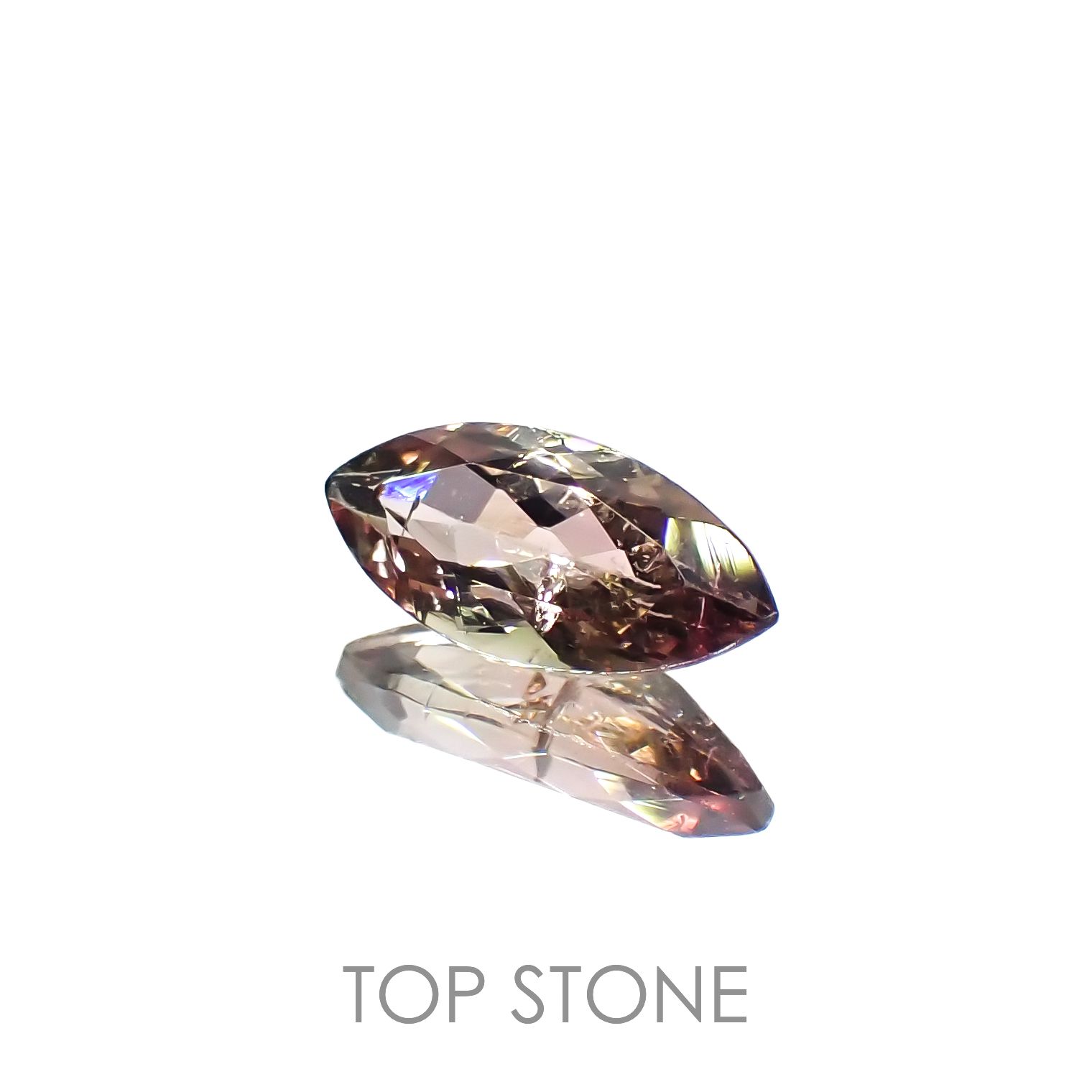 バイカラートルマリン ブラジル産 0.95ct[230220400]9.9x4.6mm前後