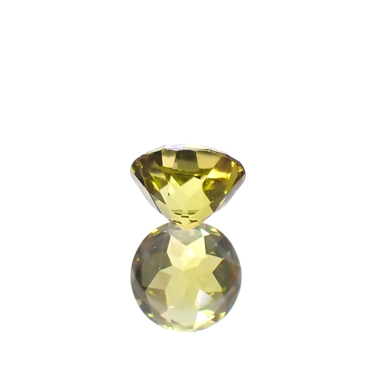 カナリートルマリン ザンビア・カナリー鉱山産 0.25ct[230823147]3.9x3.9mm前後