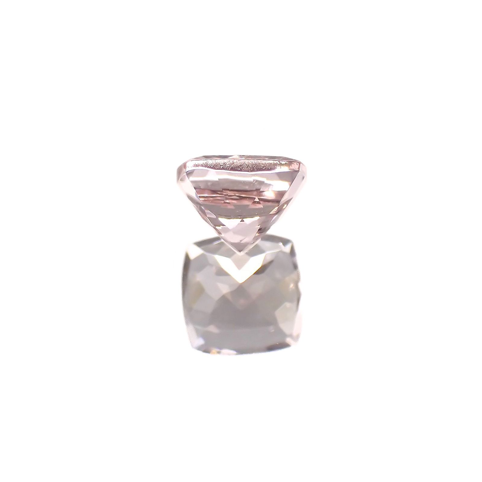 モルガナイト(宝石名モルガナイト)ナイジェリア産 1.00ct 識別済[220717069]6.3x6.2mm前後