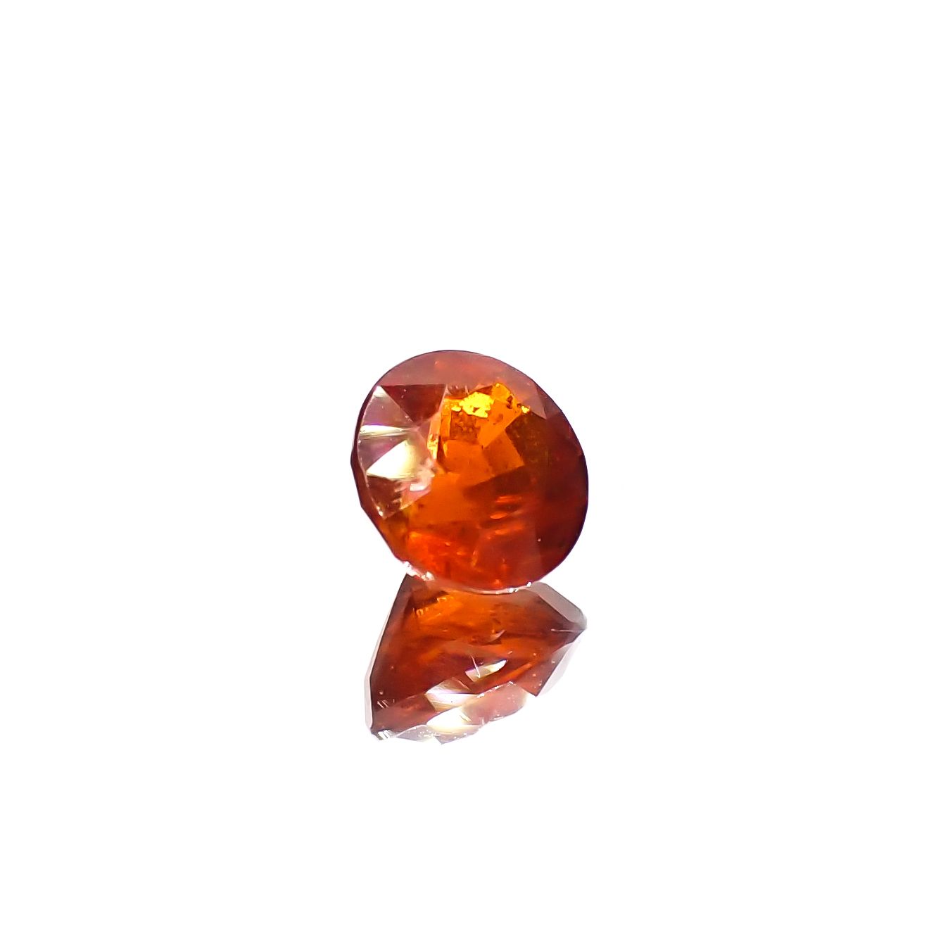 オレンジカイヤナイト ネパール産 1.71ct[240326705]6.8x6.8mm前後