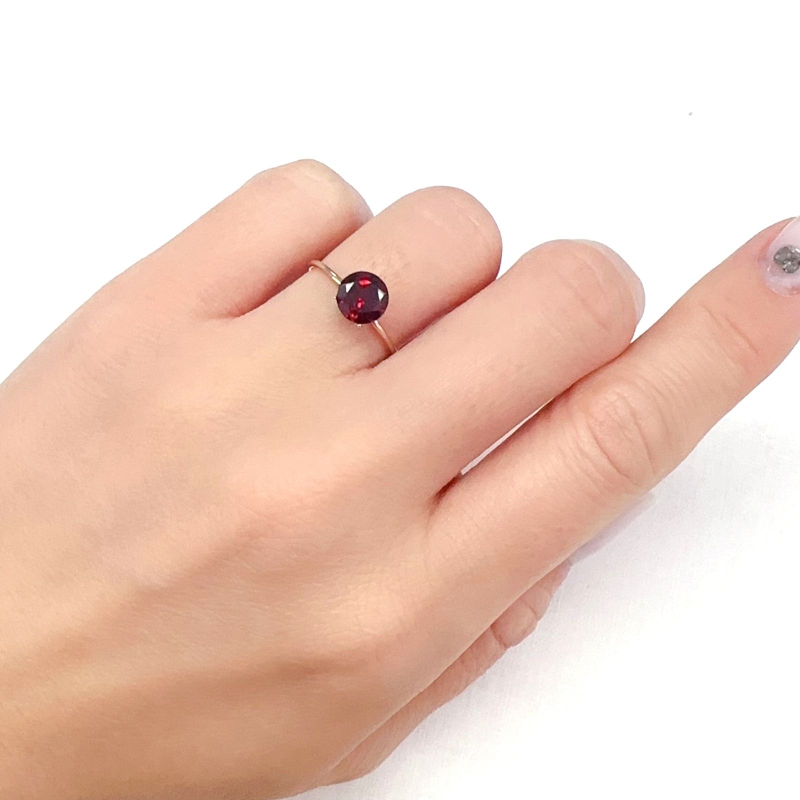 パイラルスパイトガーネット モザンビーク産 1.35ct[231224560]6.6x6.6mm前後