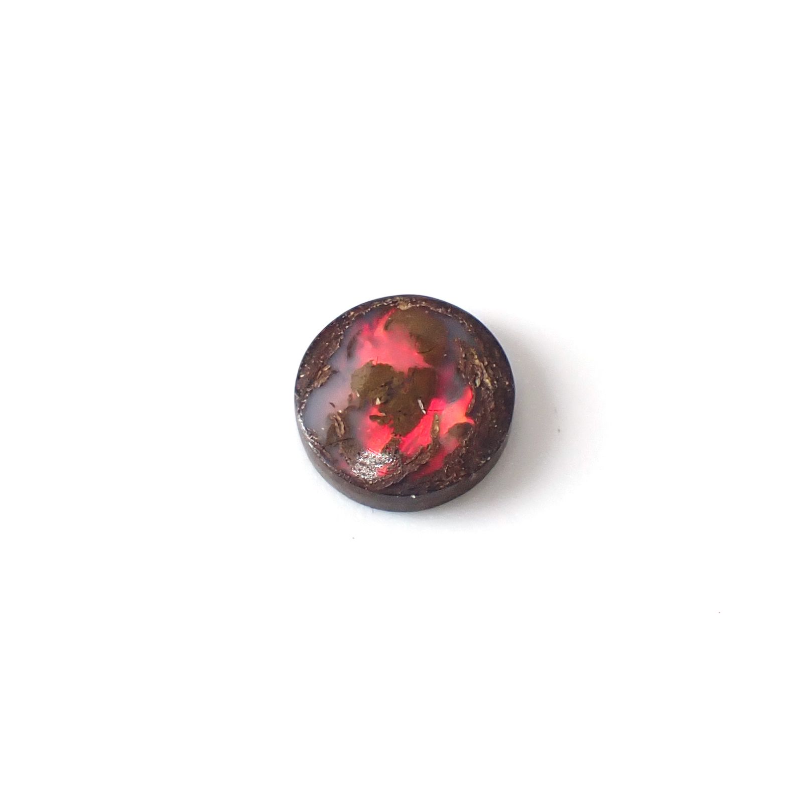 ウッドオパール オーストラリア産 0.94ct / 7.6x7.6mm前後 [251031194]