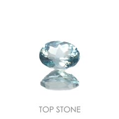 ブルートルマリン(宝石名トルマリン)アフガニスタン産 0.28ct 識別済[221018392]4.8x3.5mm前後