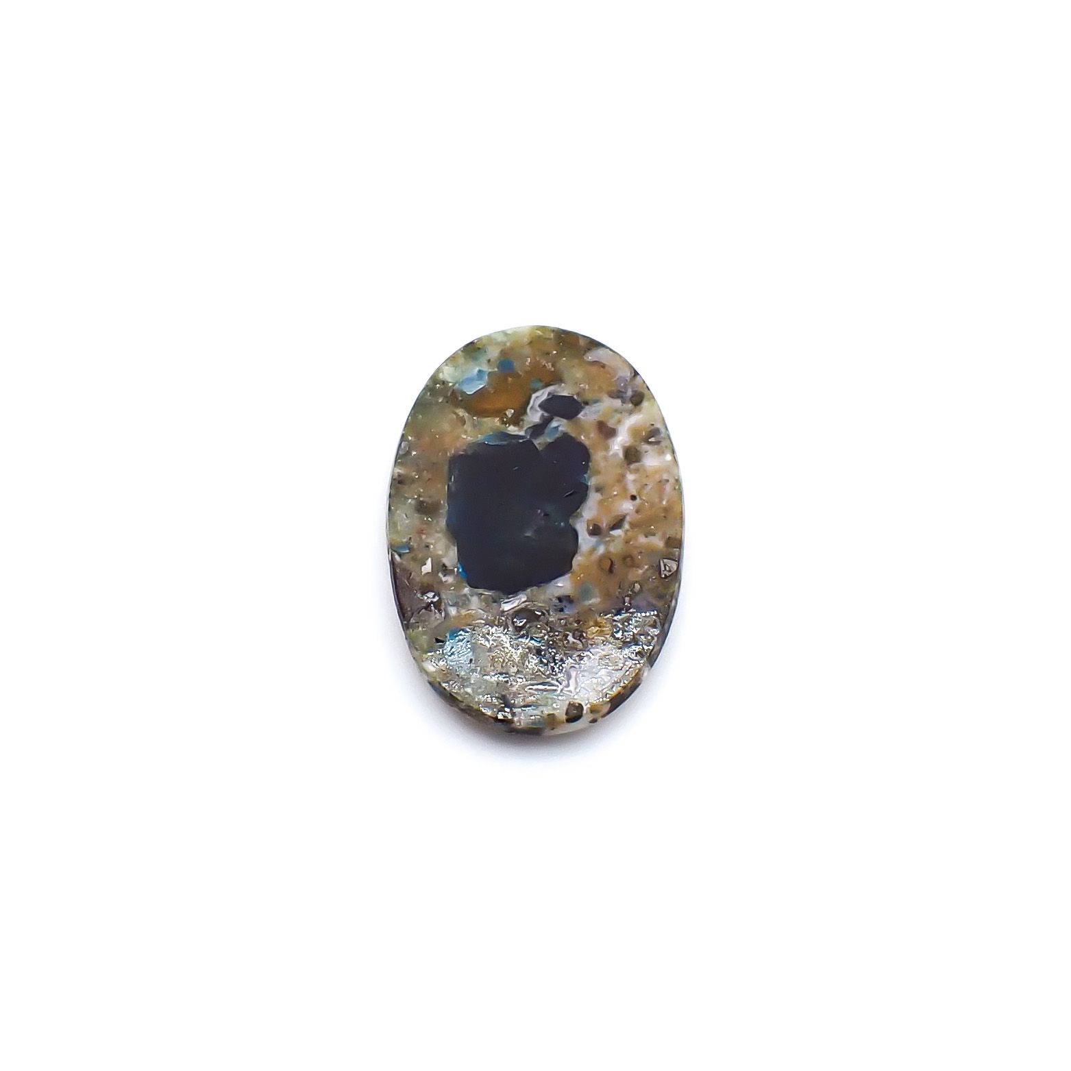 アパタイトインジャスパー ブラジル産 14.44ct / 24.1x16.7mm前後 [260932999]