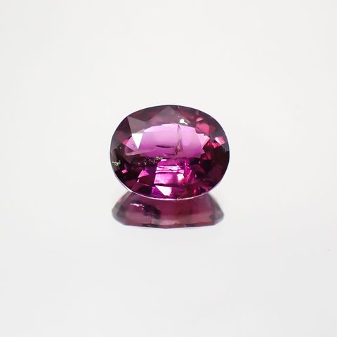 パープルサファイア(宝石名バイオレット・サファイア) カシミール地方産 1.236ct ソ付(彩珠)[210510234]7.3×6mm前後