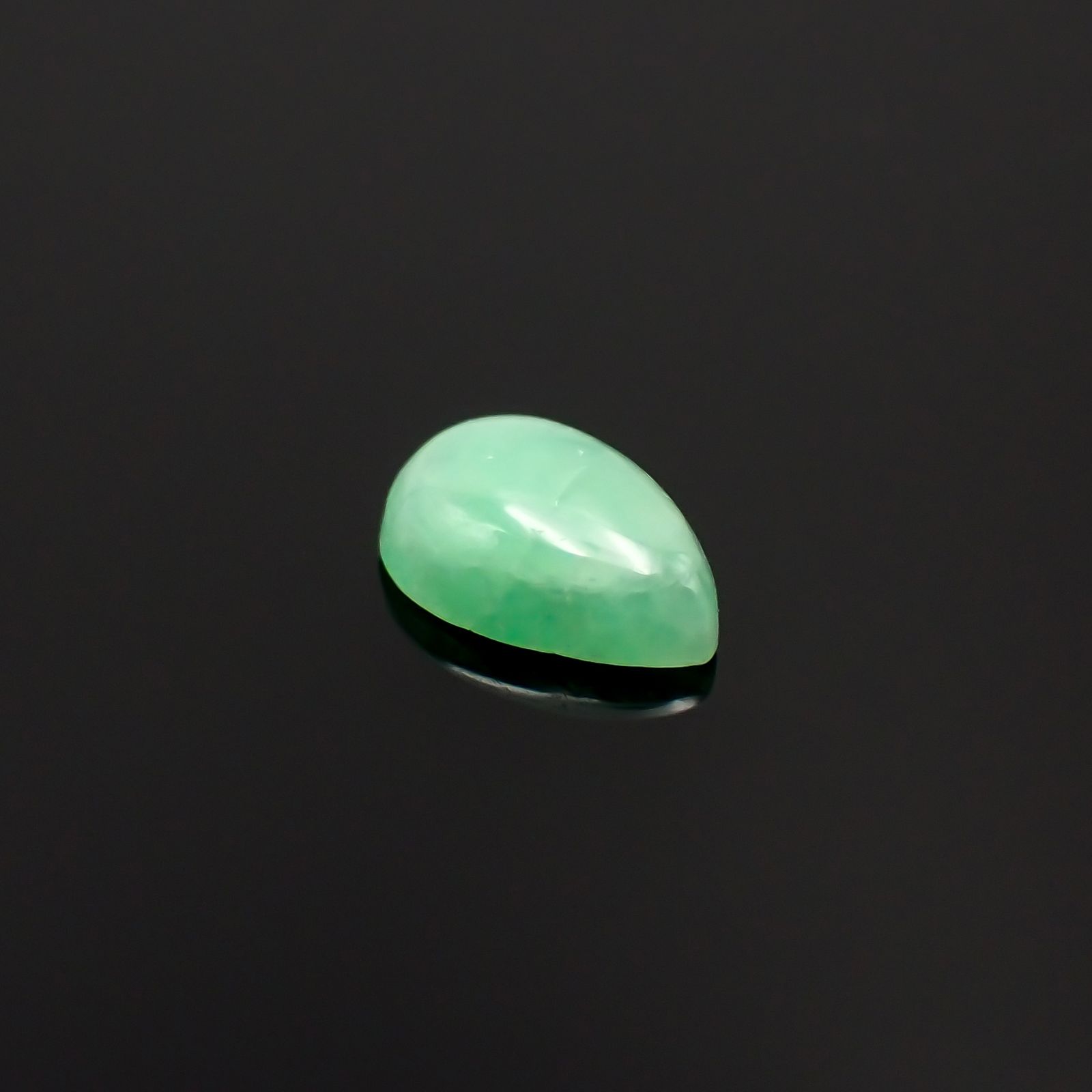 翡翠(宝石名ジェダイト)ビルマ産 0.74ct 識別済[231024039]7.1x4.9mm前後