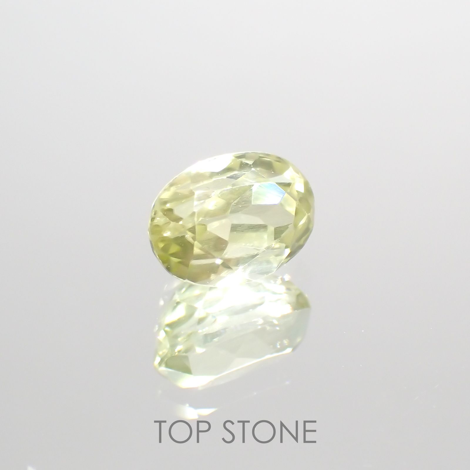 シリマナイト(宝石名シリマナイト) インド産 1.21ct 識別済[20128767]6.9×4.9mm前後