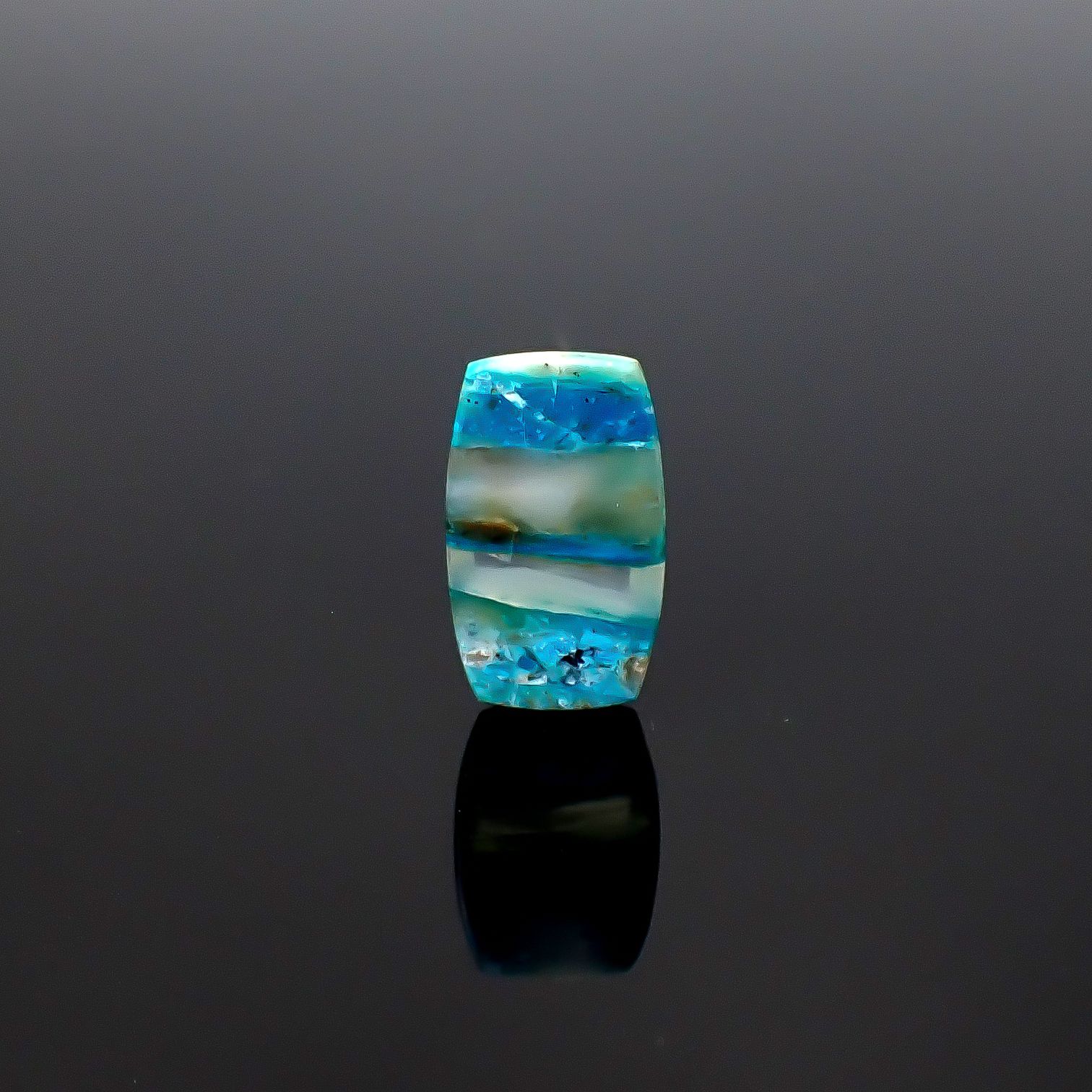 ブルーオパール ペルー産 9.09ct [250730721]20.3x11.9mm前後