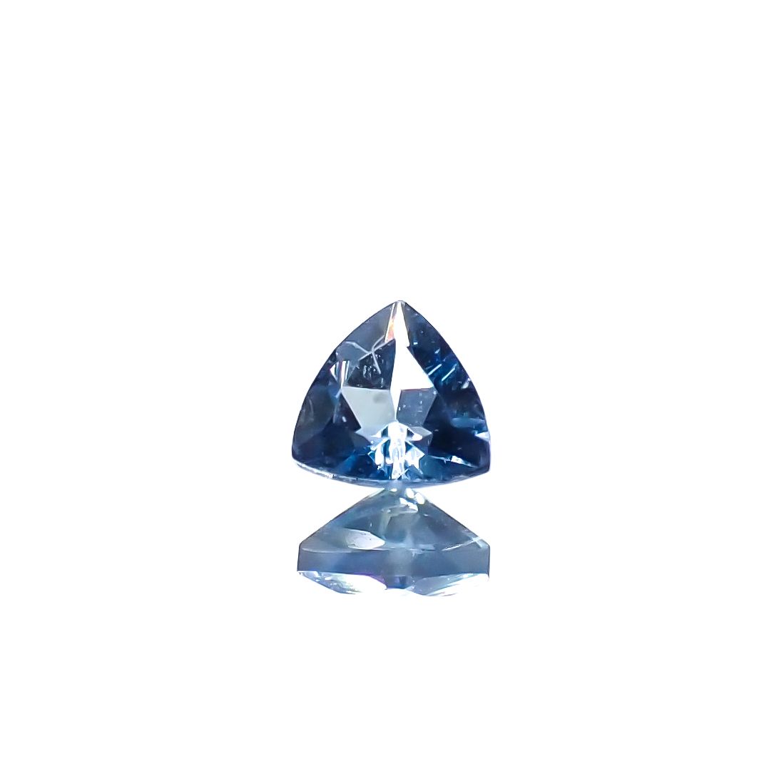 アベンチュリンアクアマリン ブラジル・ミナスジェライス州産 0.12ct[240225997]3.3x3.3mm前後