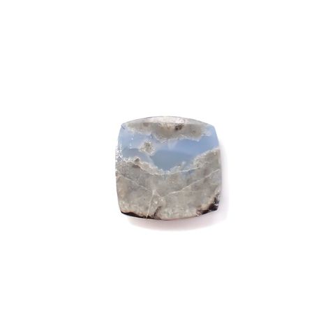 マトリックスブルーオパール アメリカ・オレゴン州産 3.95ct / 10.4x10.2mm前後 [251219385]