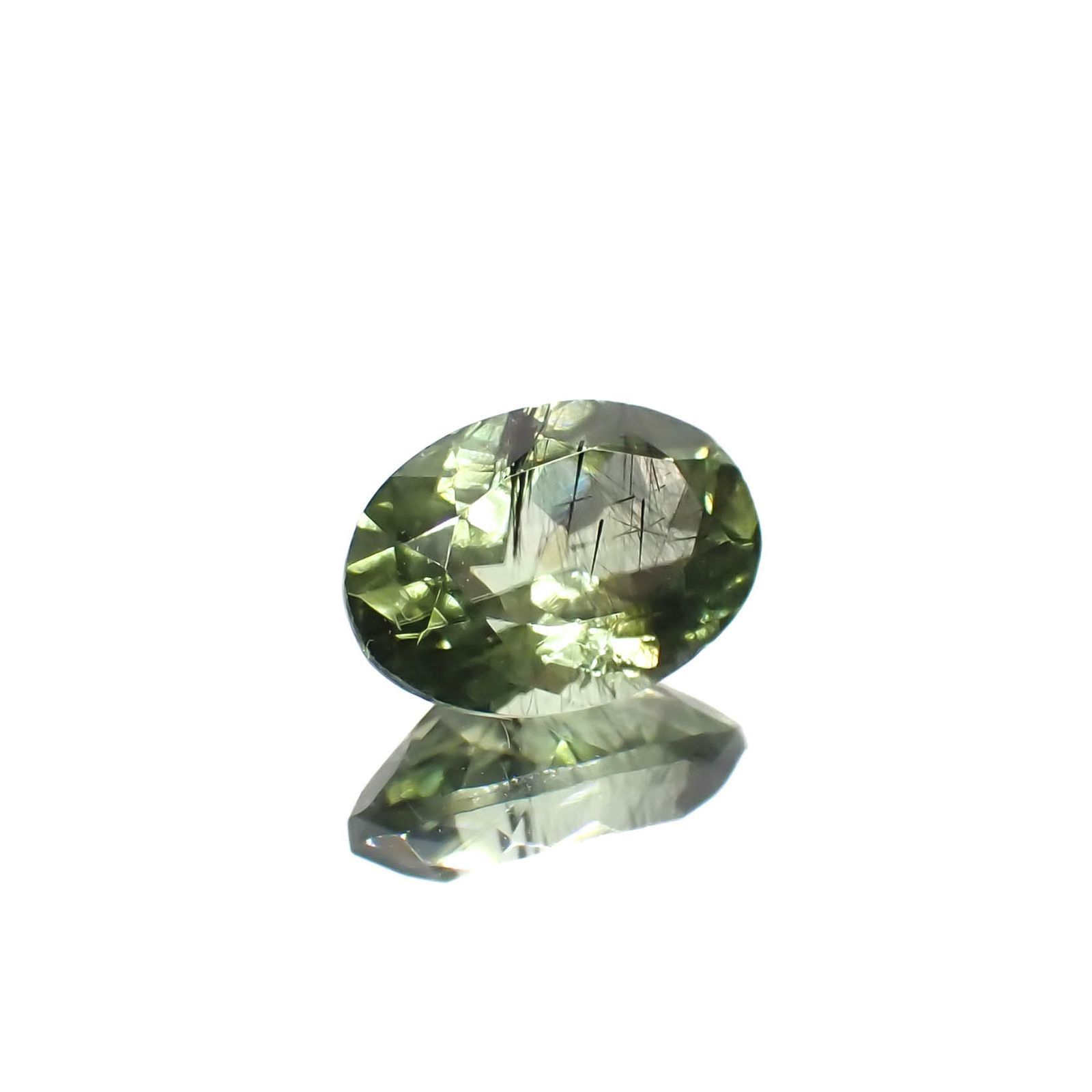 ルドウィジャイトインペリドット パキスタン産 1.66ct[221219514]8.8x6.2mm前後