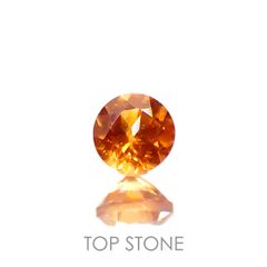 オレンジロードクロサイト 南アフリカ産 0.12ct[230321027]2.8x2.7mm前後