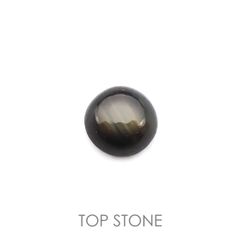 ゴールドシーンサファイア(宝石名シーン・サファイア)ケニア産 0.47ct 識別済[220616220]4.5x4.4mm前後