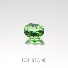 クロムトルマリン タンザニア産 ルース 0.36ct[20096218]5.2×4mm前後