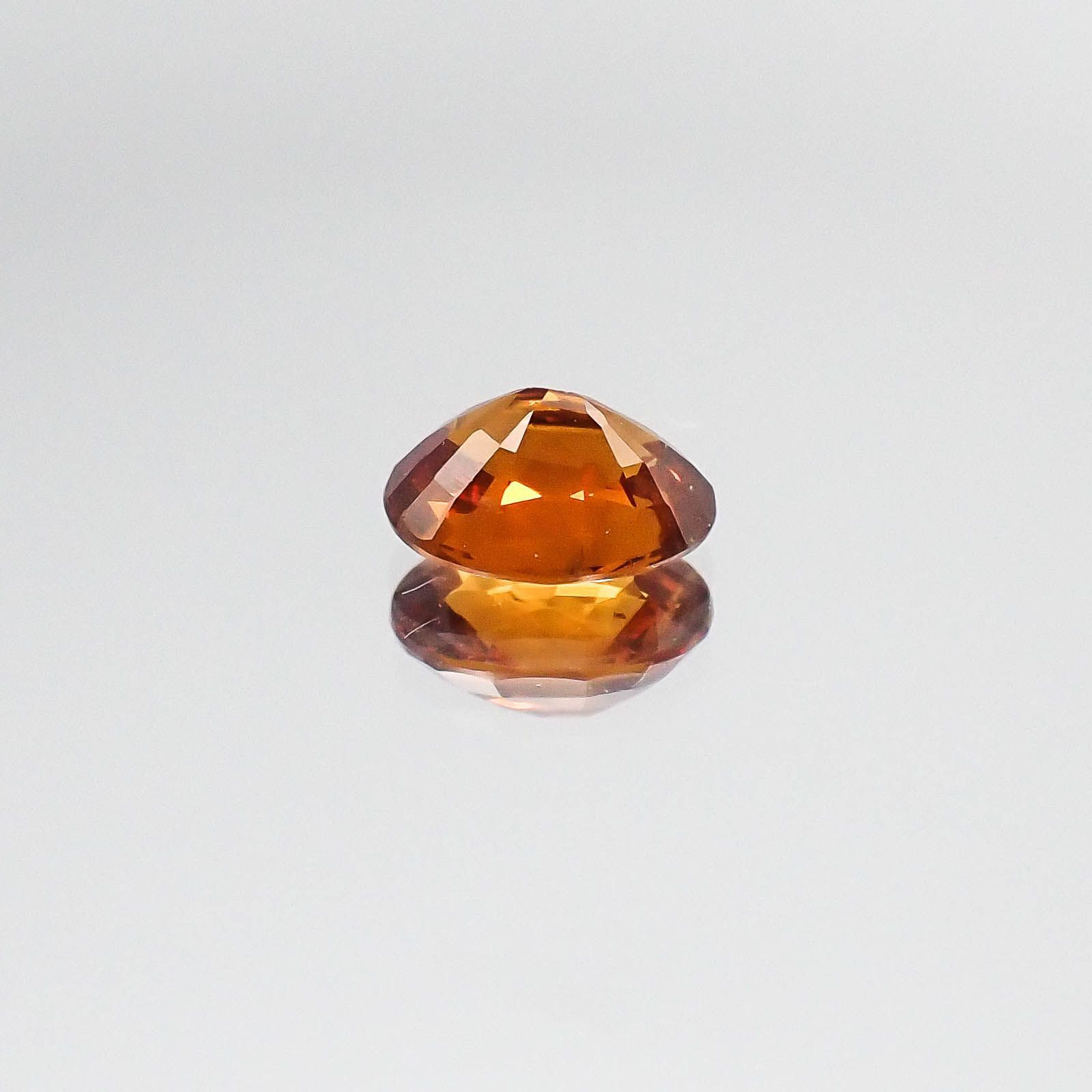 スペサルティンガーネット(宝石名スペサルティン・ガーネット)ナイジェリア産 1.15ct 識別済[230522156]7x5.2mm前後