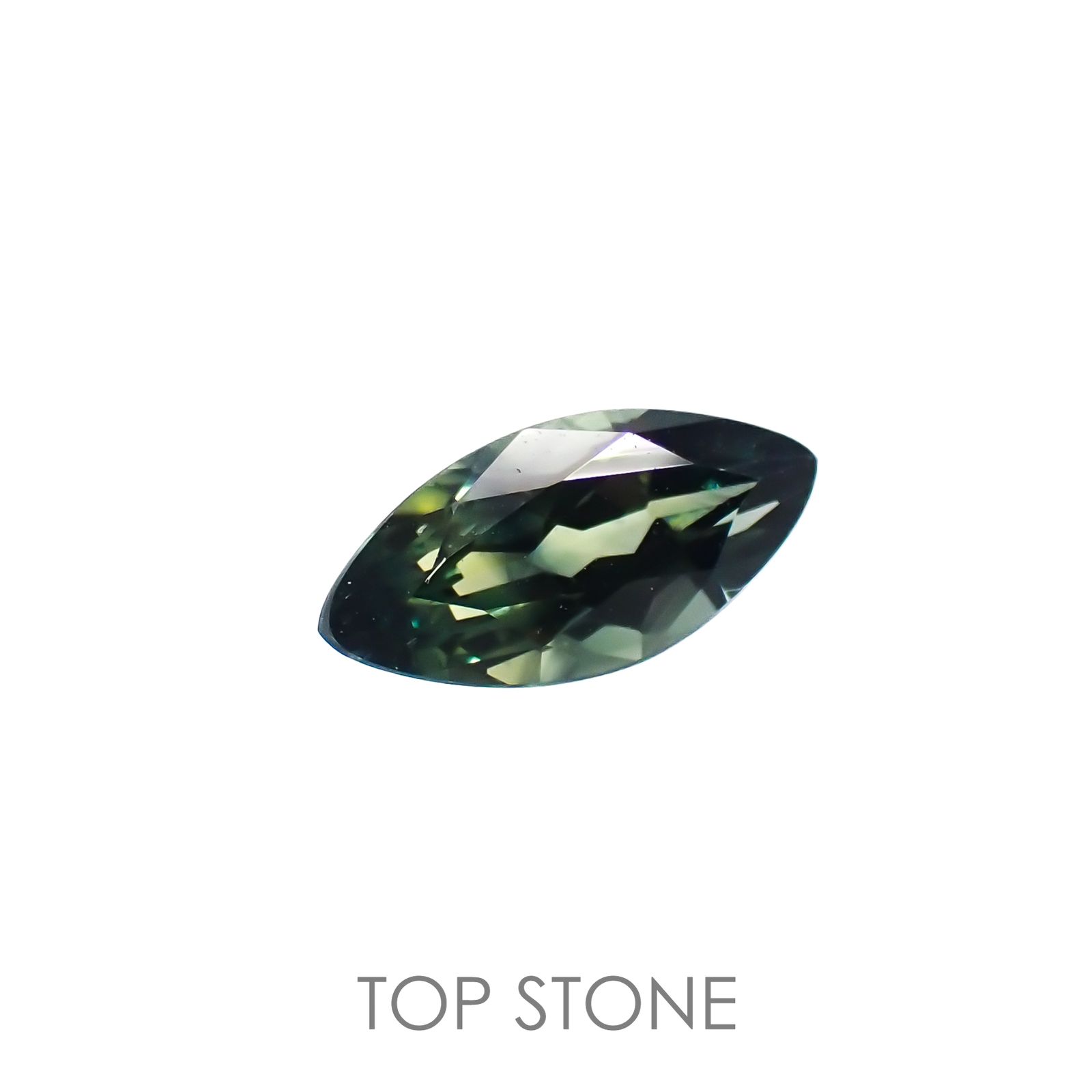 パーティカラーサファイア(宝石名パーティカラード・サファイア)ケニア産 0.64ct 識別済[220717131]8x3.8mm前後