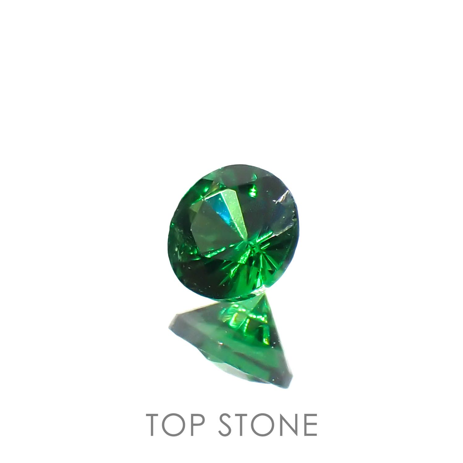 ツァボライト(宝石名ガーネット)タンザニア産 0.14ct 識別済[230120284]3.2x3.2mm前後