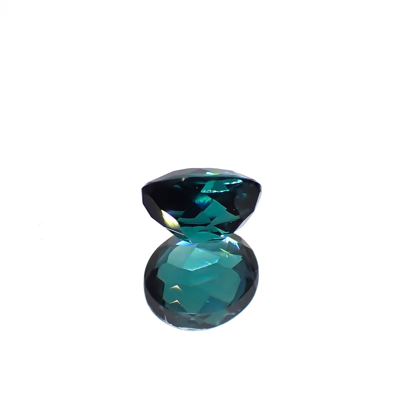 ブルーグリーントルマリン ブラジル産 0.90ct[240527538]6.5x5.6mm前後