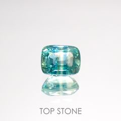 バイカラーカイヤナイト(宝石名カイヤナイト)ネパール産 1.39ct 識別済[220115371]6.6x5mm前後