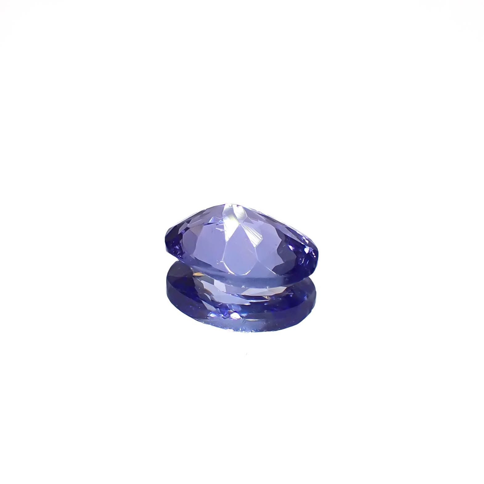 タンザナイト(宝石名タンザナイト)タンザニア産 0.64ct 識別済[240627887]6.9x4.8mm前後
