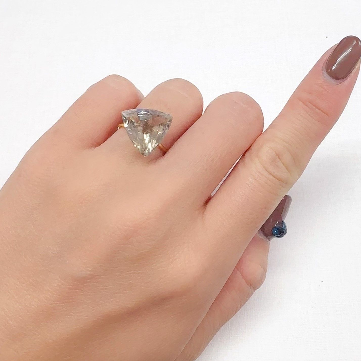 ダルメシアンクォーツ ブラジル産 5.71ct[240628235]13.5x13.4mm前後