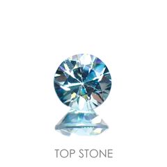 ブルージルコン(宝石名ジルコン) カンボジア産 1.33ct 識別済[20063100]6×6mm前後