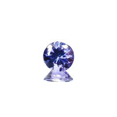 タンザナイト(宝石名タンザナイト)タンザニア産 0.57ct 識別済[230120196]5.5x5.4mm前後
