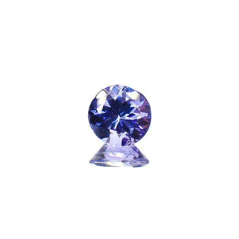 タンザナイト(宝石名タンザナイト)タンザニア産 0.57ct 識別済[230120196]5.5x5.4mm前後